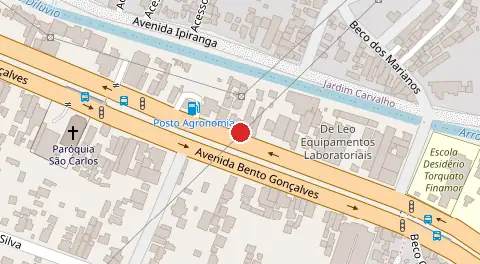 Mapa da localização