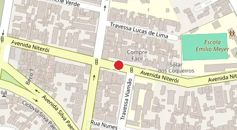 Mapa da localização