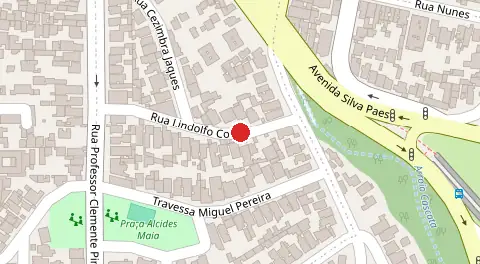 Mapa da localização