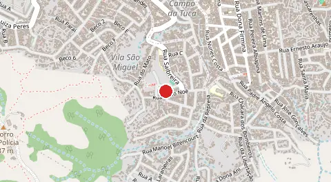 Mapa de Coronel Aparicio Borges
