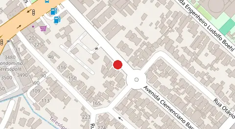 Mapa da localização