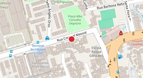 Mapa da localização