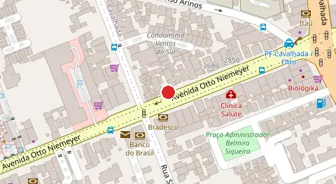 Mapa da localização