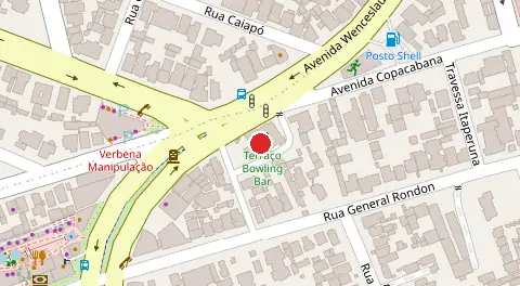 Mapa da localização