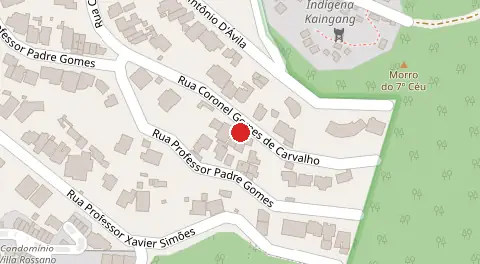 Mapa da localização