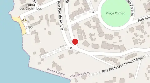 Mapa da localização