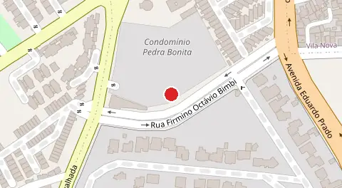 Mapa da localização