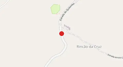 Mapa de Estrada Rincao da Cruz