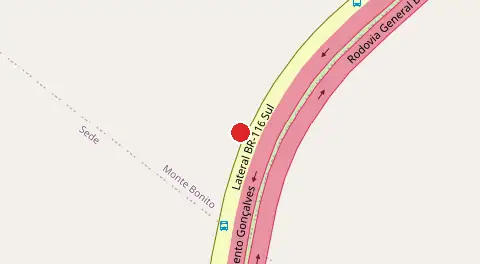 Mapa da localização
