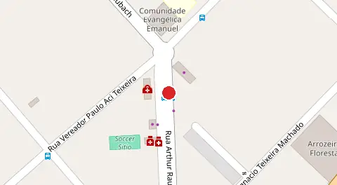 Mapa da localização