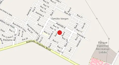 Mapa de Núcleo Getulio Vargas