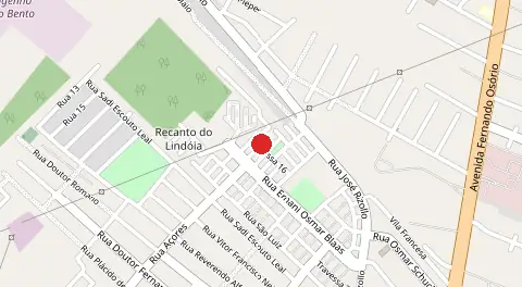 Mapa de Lindoia