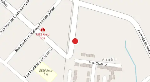 Mapa da localização