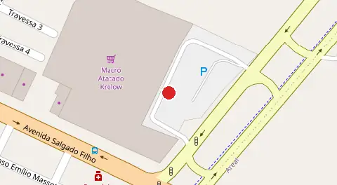 Mapa da localização