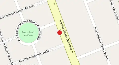 Mapa da localização