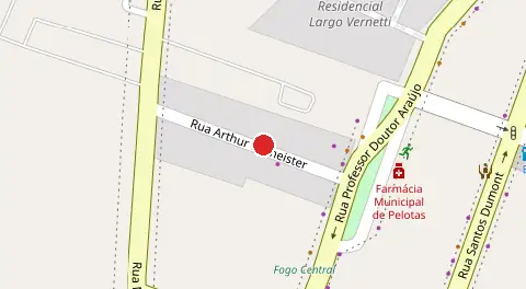 Mapa da localização