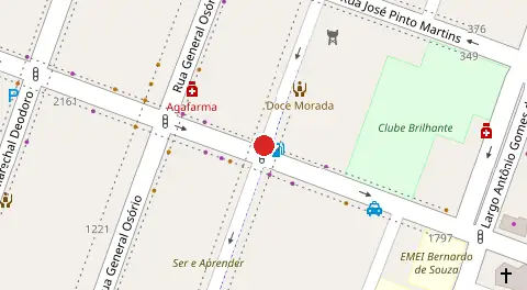 Mapa da localização