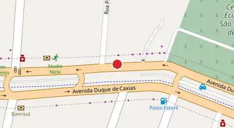 Mapa da localização