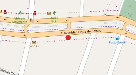 Mapa da localização