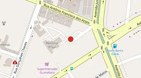 Mapa da localização