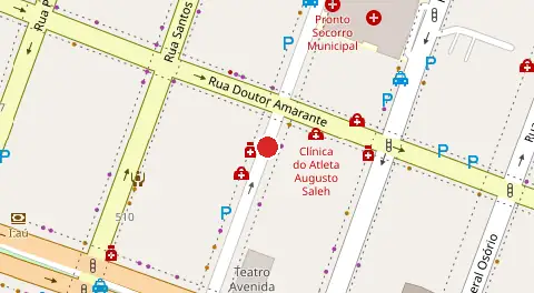 Mapa da localização