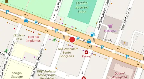 Mapa da localização