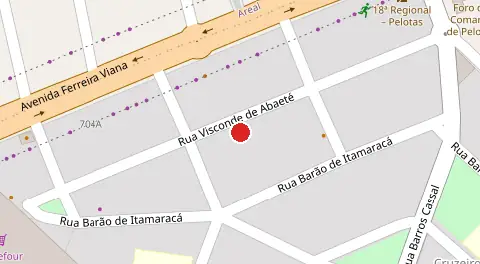 Mapa da localização