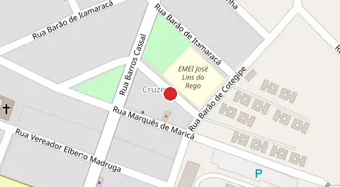Mapa da localização