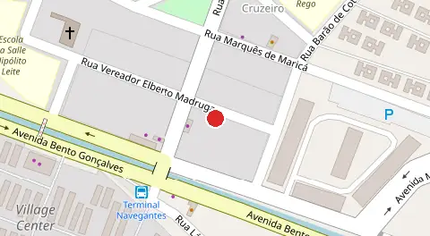 Mapa da localização