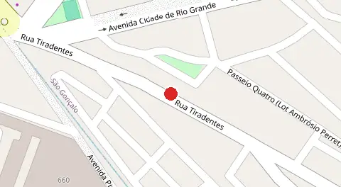 Mapa da localização