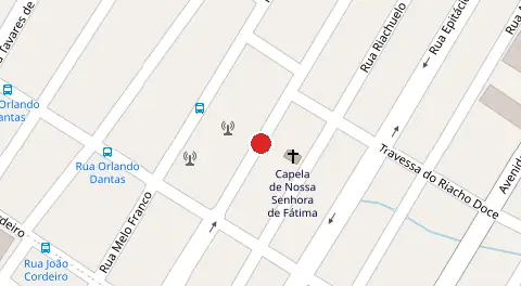 Mapa da localização