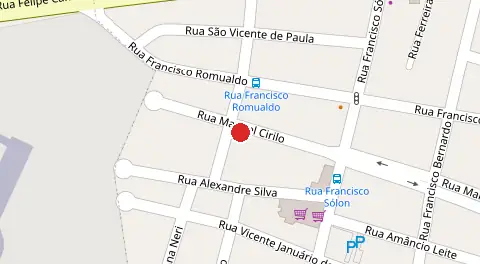 Mapa da localização