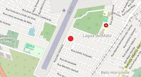 Mapa de Lagoa do Mato