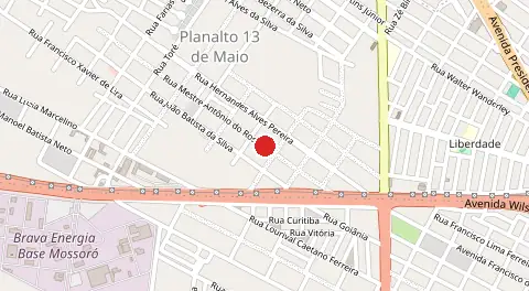Mapa de Planalto Treze de Maio