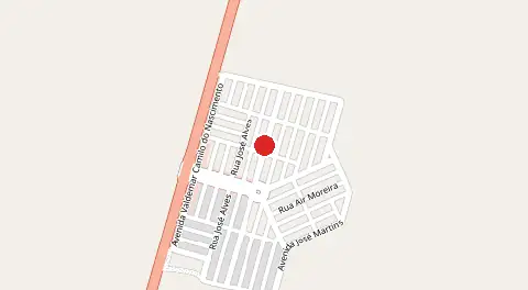 Mapa de Residencial Tiradentes