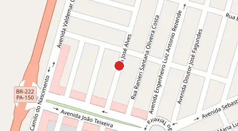 Mapa da localização