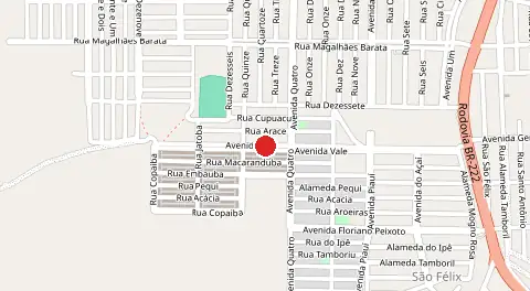 Mapa de Residencial Vale do Tocantins
