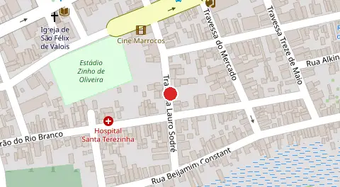 Mapa da localização