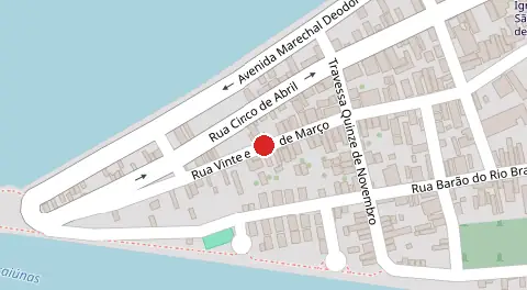 Mapa da localização