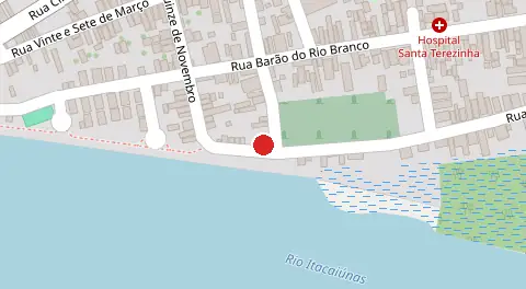Mapa da localização