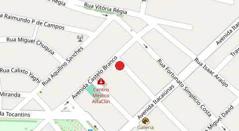 Mapa da localização