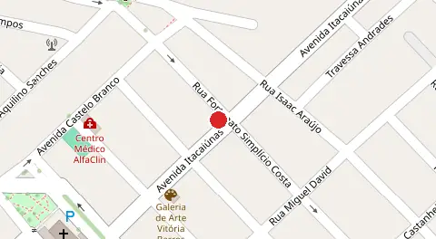 Mapa da localização