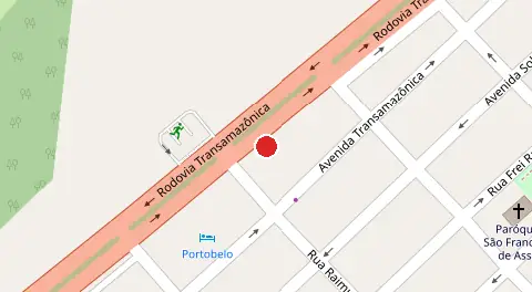 Mapa da localização