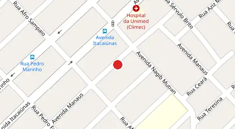 Mapa da localização