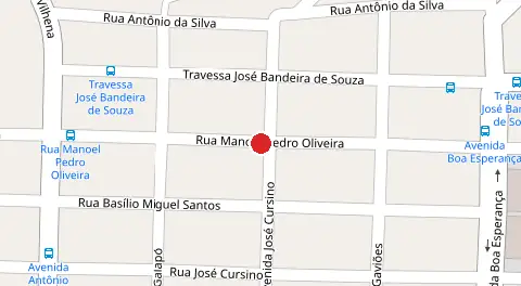 Mapa da localização