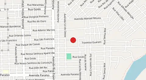 Mapa de Bairro Novo Planalto