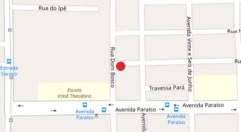 Mapa da localização