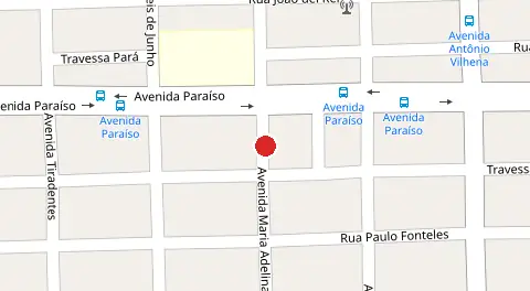 Mapa da localização