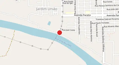 Mapa de Comunidade Ribeirinha Tacho