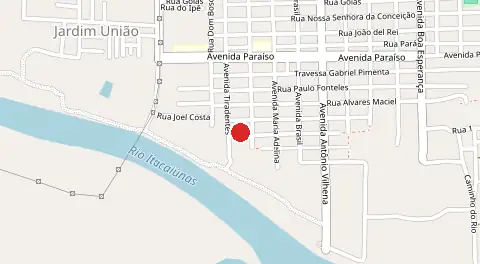 Mapa de Comunidade Ribeirinha Bairro Independencia